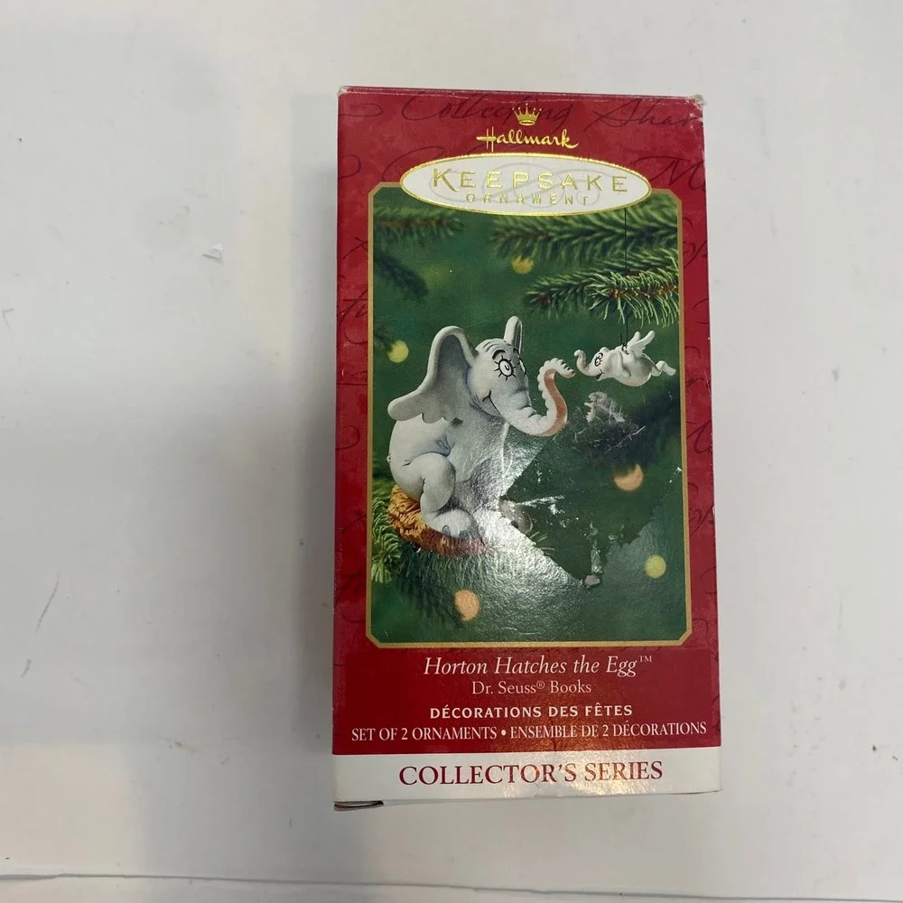 Hallmark Keepsake Ornament Horton Hatches the Egg Collector Series Dr Seuss 2001